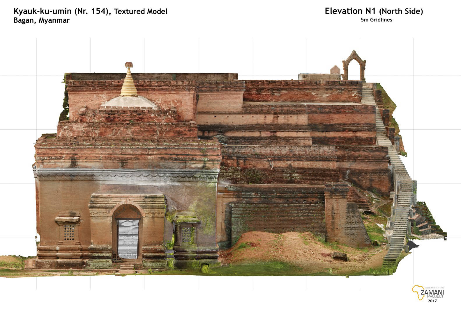 Front Elevation of Kyauk-ku-umin