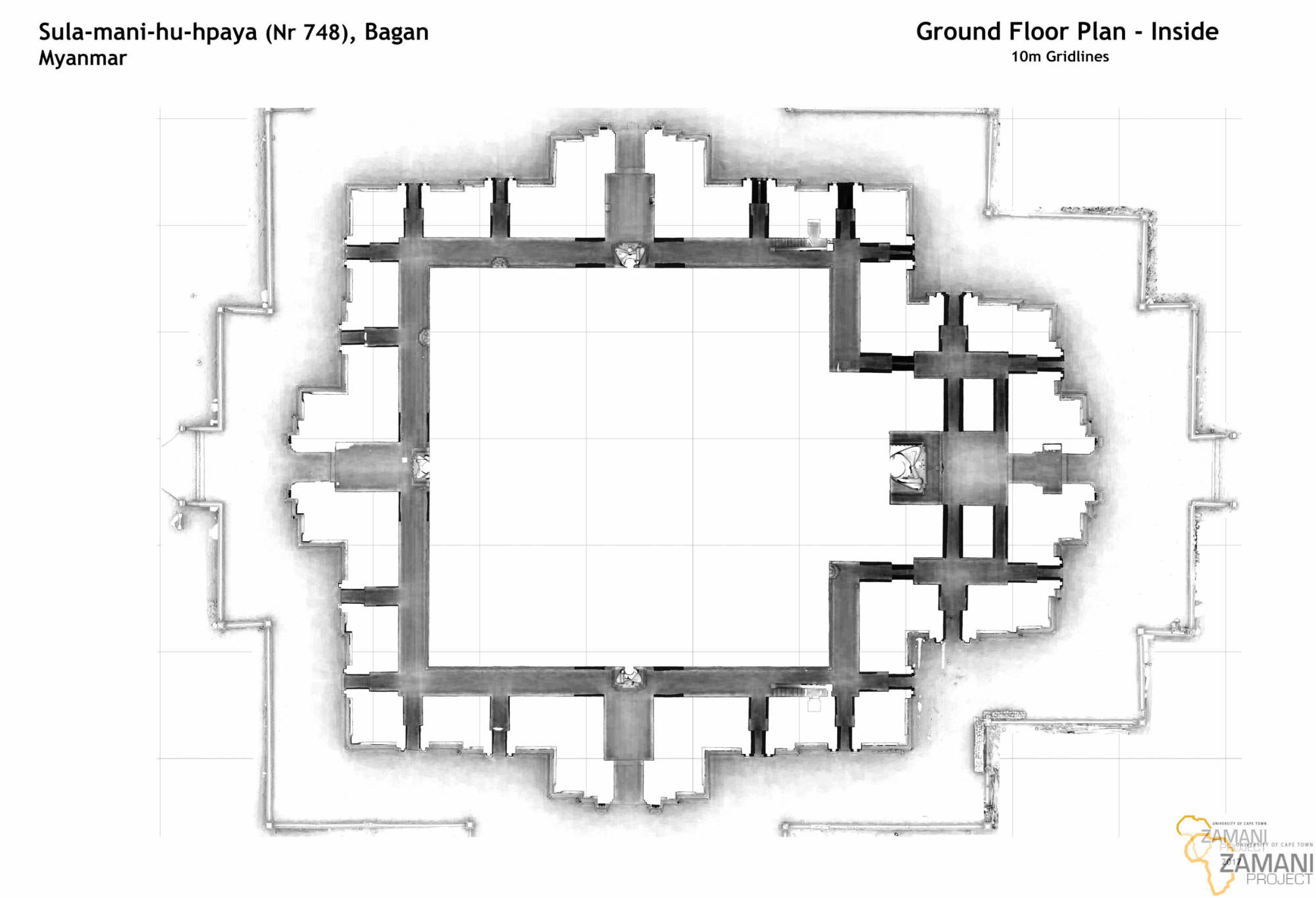 Ground Floor Plan of Sula-mani-hu-hpaya