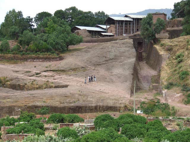 Entrance to the first group