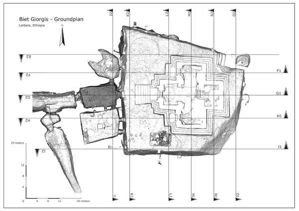 Ground Plan of Bet Giorgis