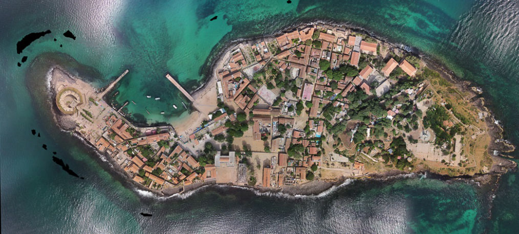 Orthophoto of Ile de Goree, Senegal